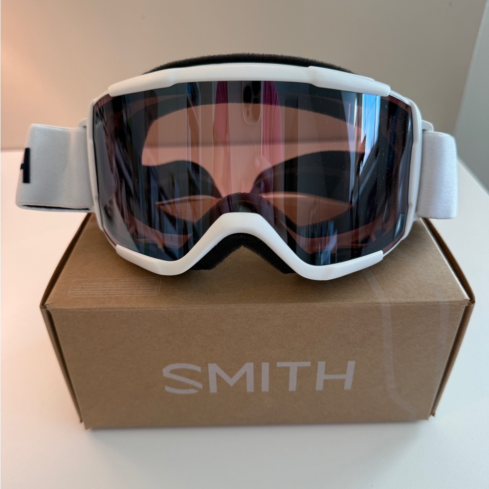 SMITH White and Black Kids Goggles